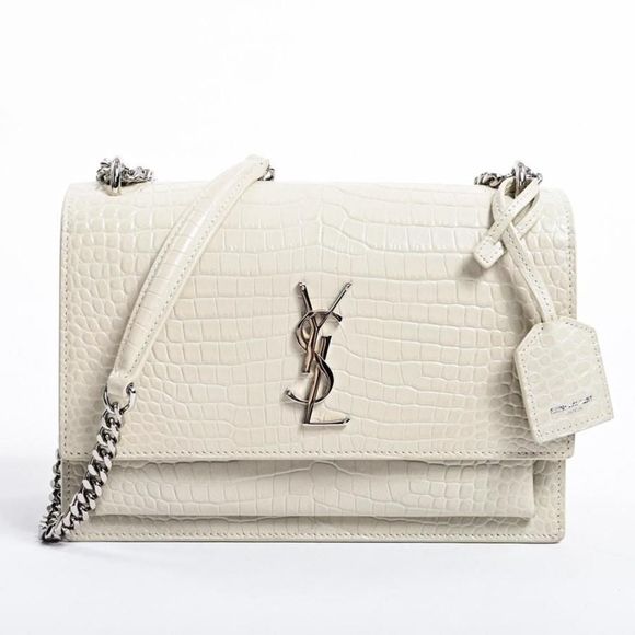 Saint Laurent Sunset Shoulder Bag Kataoshi Leather - Picture 1 of 8